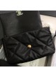 CHANEL 19 LARGE FLAP BAG  BLACK